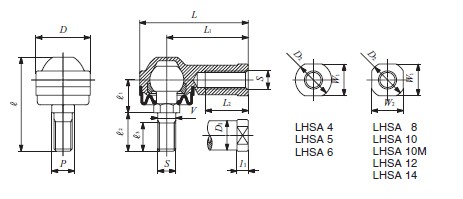 IKO 杆端关节轴承LHSA10样本图片